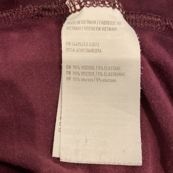 American Eagle Favorite T Maroon Tie Dye XS - Picture 5 of 6